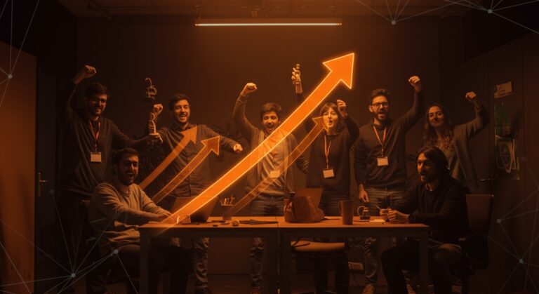 Startup gallega Birdmind celebrando su innovación sostenible y financiamiento en los Premios EmprendeXXI.