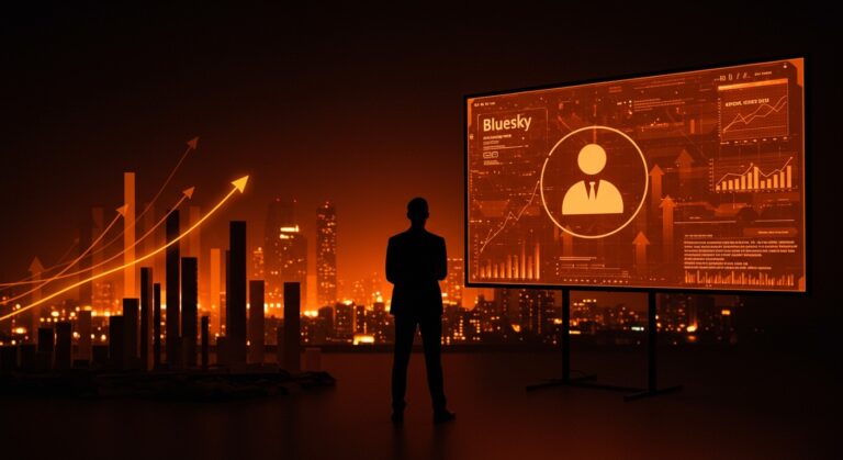 Nuevo CEO de Bluesky liderando la red social descentralizada en fase de escalamiento tecnológico con protocolo abierto AT Protocol.