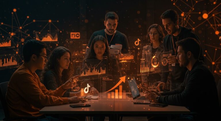 Formación digital para startups tecnológicas en TikTok Shop impulsada por Cámara de España en un entorno colaborativo y moderno.