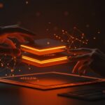 Interfaz digital con capas editables generadas por IA en Canva Magic Layers, acelerando la productividad creativa en startups.