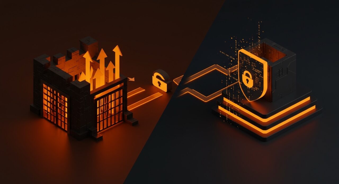 Comparativa visual entre Capsicum en FreeBSD y seccomp-bpf en Linux mostrando tecnología de sandboxing para seguridad informática y aislamiento de procesos en sistemas Unix.