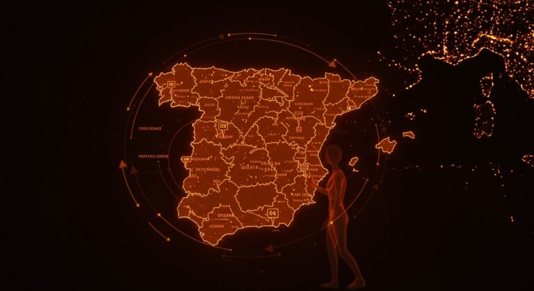 Mapa de provincias españolas con altas tasas de aprobación del carnet de conducir y tendencias en movilidad para startups en 2024.