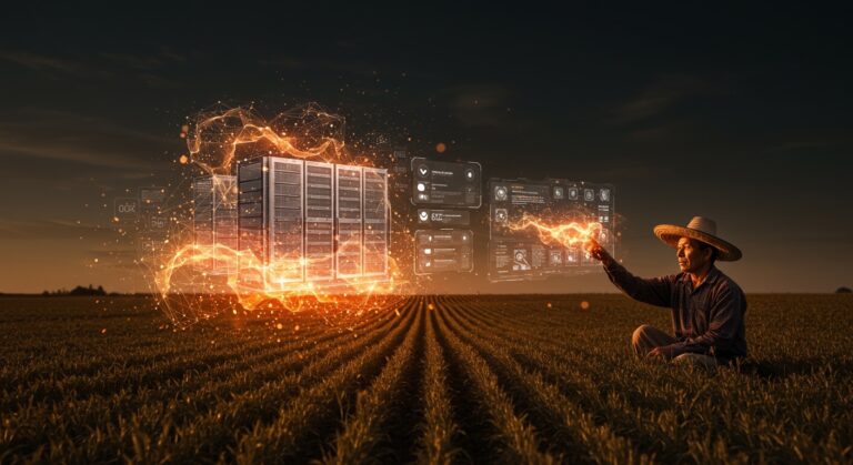 Impacto sostenible de centros de datos e inteligencia artificial en el agro rural de LATAM con innovación digital.