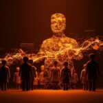 Representación visual de la asimilación forzada de las minorías étnicas en China y su impacto en startups y mercados globales.