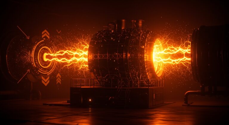 Reactor nuclear CiADS de China con tecnología de acelerador de partículas mostrando innovación y alta eficiencia energética en energía nuclear sostenible.