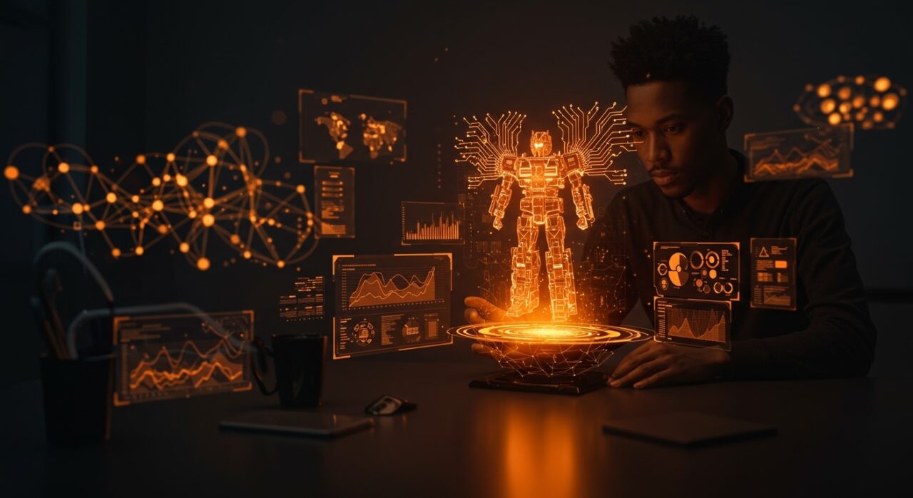 Visualización de circuitos internos en transformers para interpretabilidad y aplicaciones de IA aplicada en startups tecnológicas.