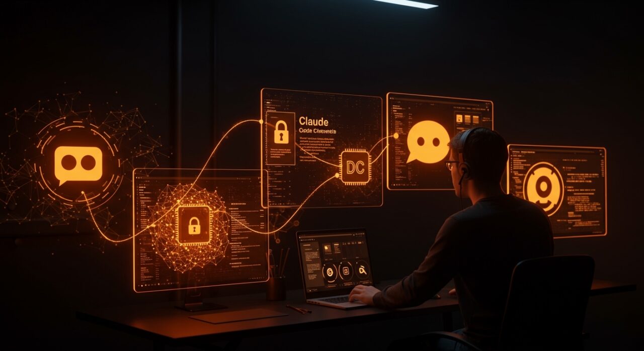 Claude Code Channels de Anthropic integrando automatización segura de IA en Telegram y Discord para startups y desarrolladores.