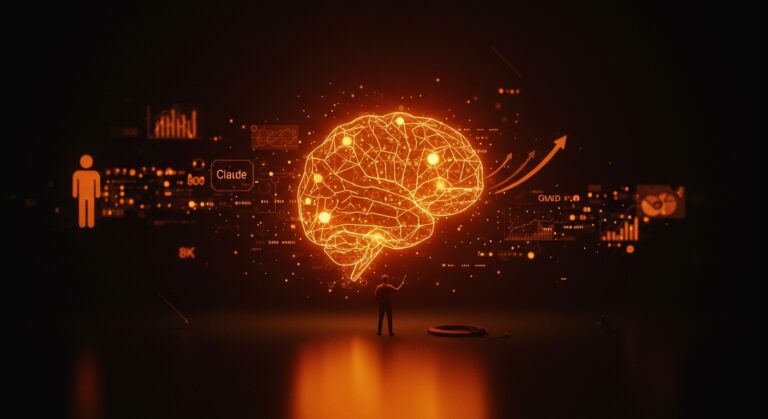 Startup fundador utilizando Claude con memoria persistente para potenciar la inteligencia artificial en emprendimientos y automatización.