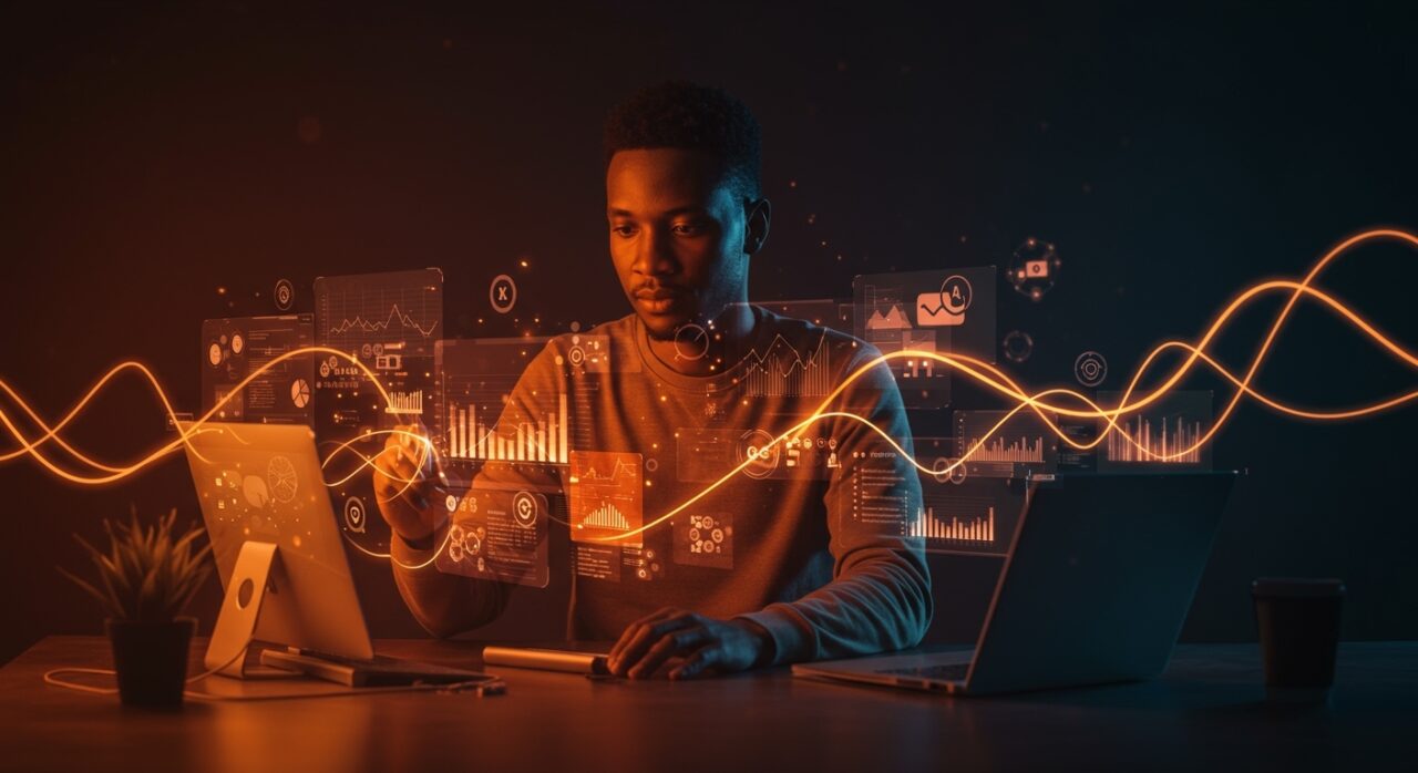 Contenido interactivo y visuales vivos impulsando engagement en marketing digital B2B con tecnología visual avanzada.