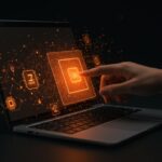 MacBook convertido en pantalla táctil con hardware barato y visión computacional, destacando innovación tecnológica para startups.