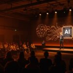 Convocatoria Transform 2026 para startups de IA autónoma mostrando innovación tecnológica ante líderes globales del sector.