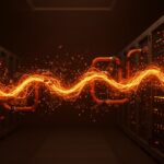 Centro de datos de IA refrigerado con avanzados sistemas de refrigeración líquida por CoolIT Systems, destacando innovación tecnológica en infraestructura para inteligencia artificial.