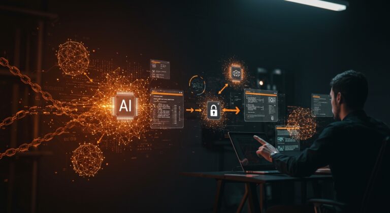 Agente de IA implementado en VPS económico usando IRC, mostrando automatización y seguridad informática para founders.