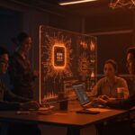 Colaboración de startups tecnológicas con modelo IA Kimi K2.5 de Moonshot AI en plataforma Composer 2 de Cursor, enfatizando transparencia en IA.