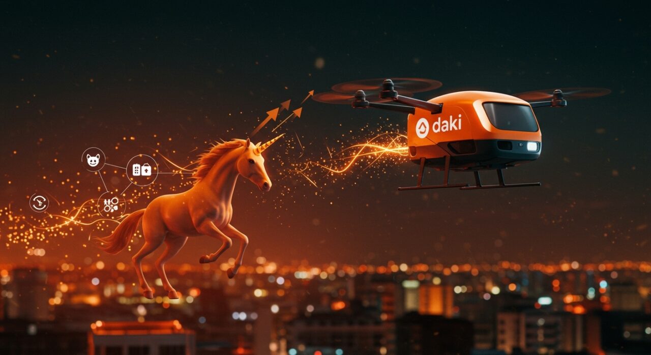 Daki startup brasileña transformándose de unicornio a marca billonaria usando inteligencia artificial y estrategias de crecimiento en retail tech.