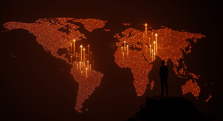 Innovación en IA aplicada para compliance escalable en Latinoamérica presentado por founder tech en paisaje digital dinámico.