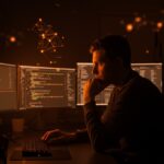 Founder tecnológico reflexionando sobre el uso de LLMs para programar y los riesgos de la inteligencia artificial en startups.