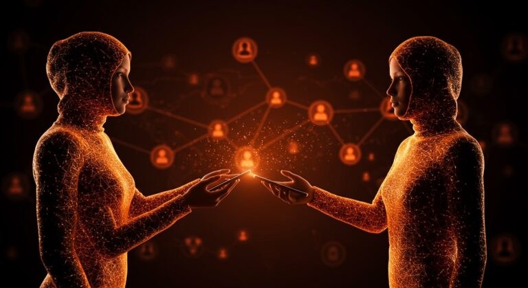 Representación visual de la adquisición de Block Party por DeleteMe, simbolizando seguridad en redes sociales y protección contra el acoso digital en el ecosistema startup.