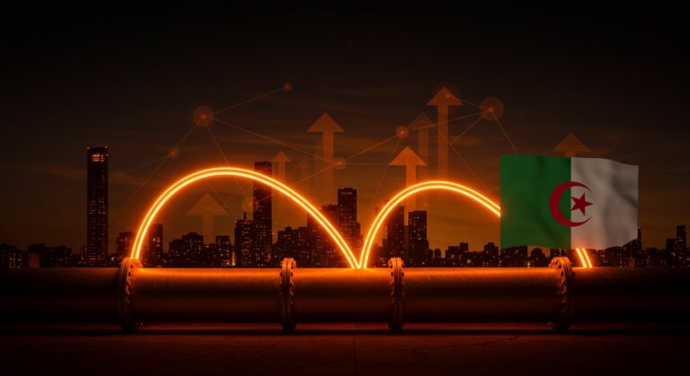 Conexión energética estable entre España y Argelia con enfoque en gas natural y renovables, protegiendo el mercado energético español.