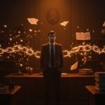 Despido en periodo de prueba tras larga antigüedad en notaría, ilustrando conflicto laboral y reforma normativa en España.