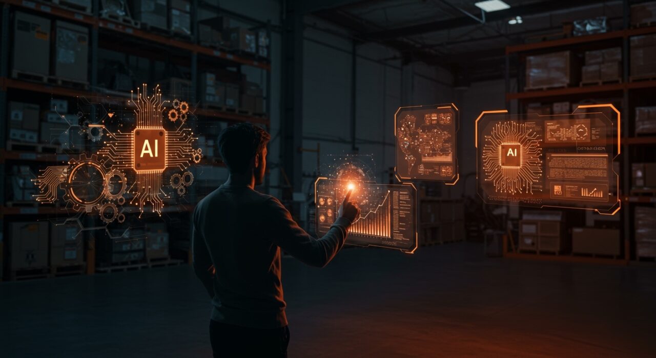 Digitalización e inteligencia artificial impulsando compras industriales en España con tecnología avanzada y startups.