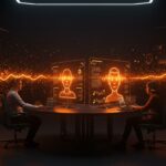 Automatización del due diligence en M&A con inteligencia artificial y agentes de voz en un entorno tecnológico avanzado.