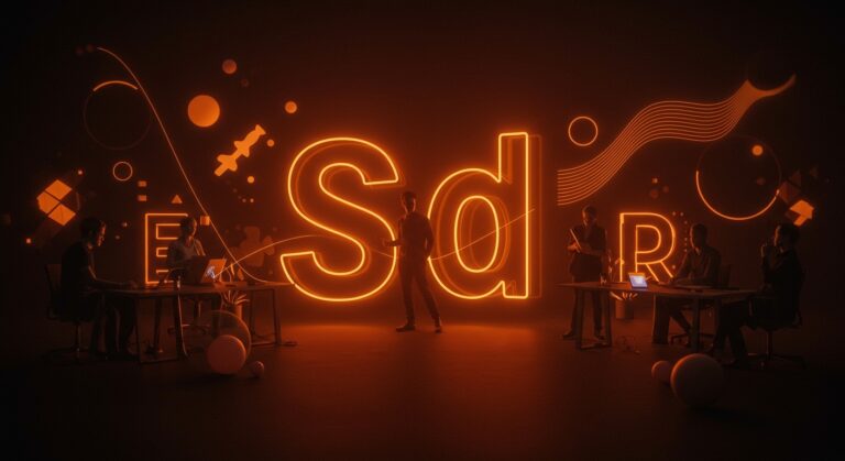 Diseño de tipografías e inspiración para comunidades creativas en el ecosistema startup tecnológico.