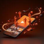 Pantalla móvil con feed de video corto vertical de Disney+ Verts, representando engagement mobile-first y tendencias digitales en streaming para startups tech.