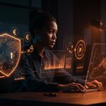 Profesional fintech revisando compliance digital y resiliencia en el sector financiero europeo bajo regulación DORA.