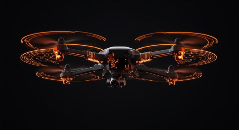 Dron biónico innovador chino destacando avances en tecnología biónica, hardware y automatización en el mercado tecnológico.