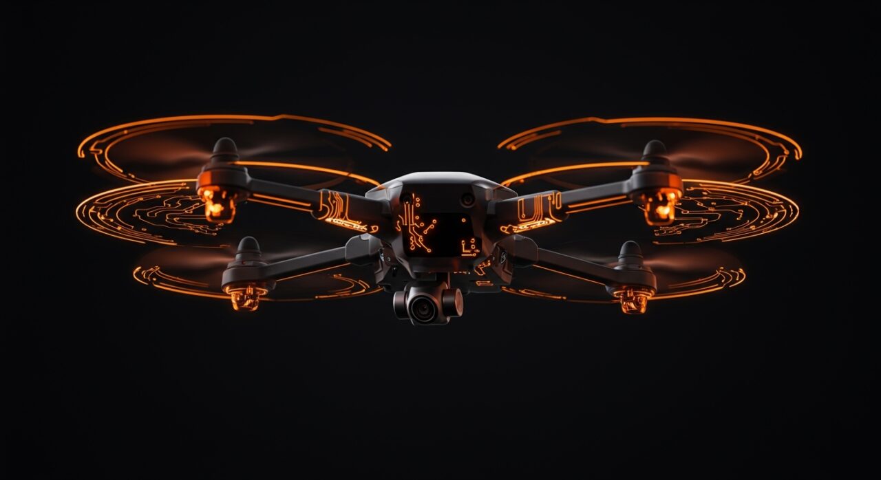 Dron biónico innovador chino destacando avances en tecnología biónica, hardware y automatización en el mercado tecnológico.