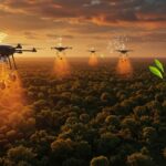 Drones impulsando la reforestación en el Gran Chaco combinados con inteligencia artificial y biotecnología para innovación ambiental en LATAM.
