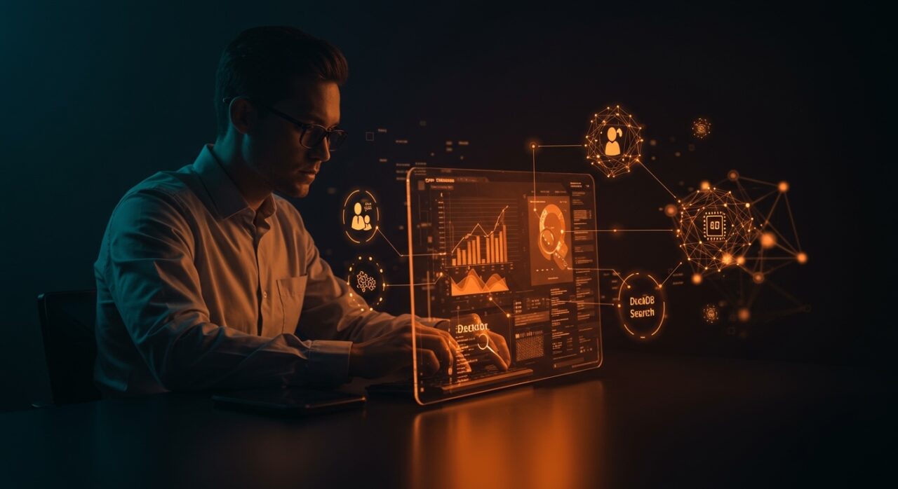 Búsqueda vectorial eficiente en DuckDB utilizando HNSW-ACORN con filtros optimizados y aplicación de inteligencia artificial en bases de datos.