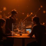 Equipo de startup chilena Eclectic trabajando con inteligencia artificial para crecimiento y automatización tras cerrar ronda ángel.