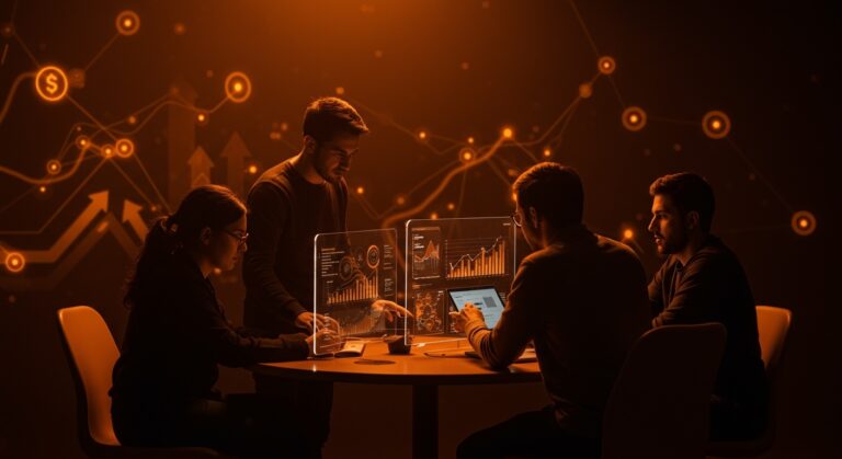 Equipo de startup chilena Eclectic trabajando con inteligencia artificial para crecimiento y automatización tras cerrar ronda ángel.