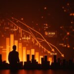 Pérdida de 92,000 empleos en EEUU en febrero 2026 representada en un entorno digital con fundador de startup y símbolos de recesión y ecosistema emprendedor.