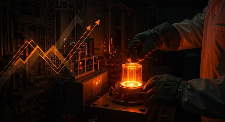 Producción crítica de uranio en EE.UU. con tecnología metalúrgica innovadora para seguridad nacional y cadena de suministro.