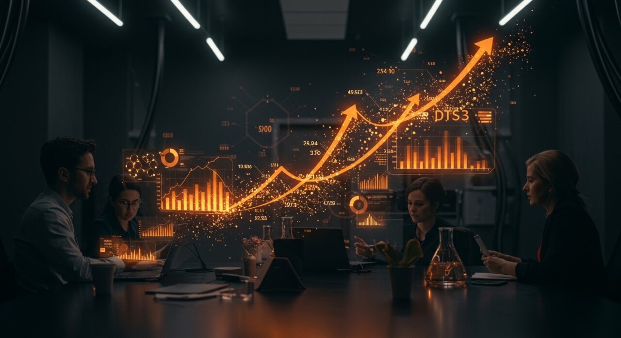 Cierre del fondo deep-tech DTS3 de Elaia con financiación seed representada por fundadores y datos holográficos, concepto de inversión startup deep-tech en Europa.