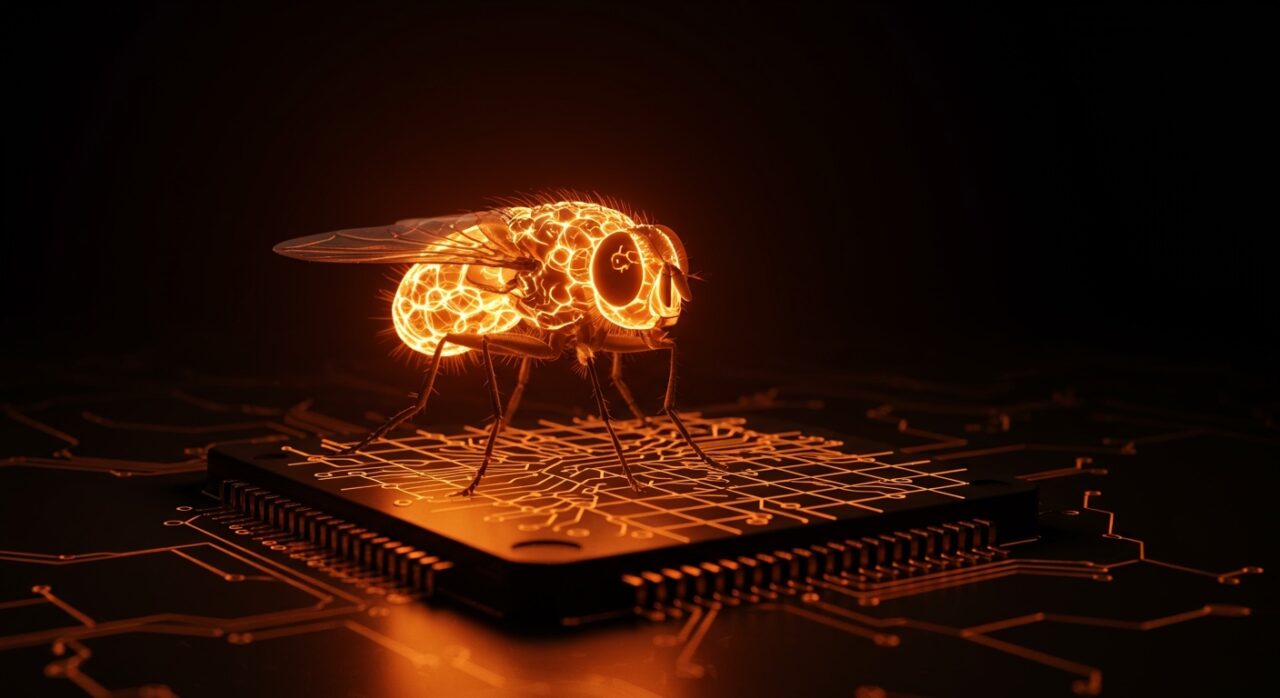 Emulación cerebral avanzada de mosca digital de Eon Systems con simulación neuronal y neurociencia aplicada en inteligencia artificial.
