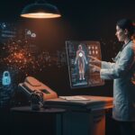 Digitalización de clínicas con IA aplicada en salud y tecnología SaaS en Europa, destacando seguridad de datos médicos y automatización médica.