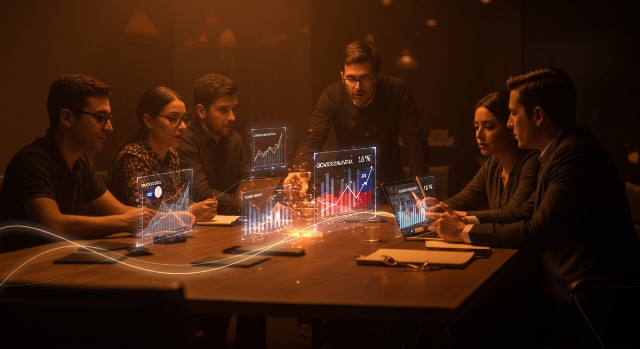 Directorio de startups chilenas colaborando con gobernanza sólida y crecimiento empresarial en tecnología.