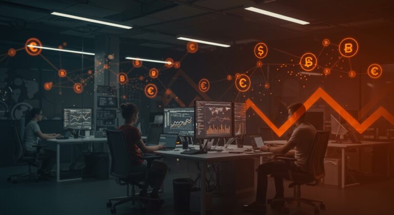 Recorte de personal en fintech Spin por Femsa reflejado en un espacio corporativo digital con iconografía de pagos digitales y red fintech en Latinoamérica.