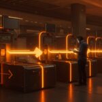 Automatización y experiencia de usuario en filas TSA en aeropuertos con innovación en movilidad y procesos.