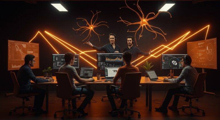 Seis startups chilenas recibiendo financiamiento para soluciones tecnológicas con inteligencia artificial enfocadas en Pymes.