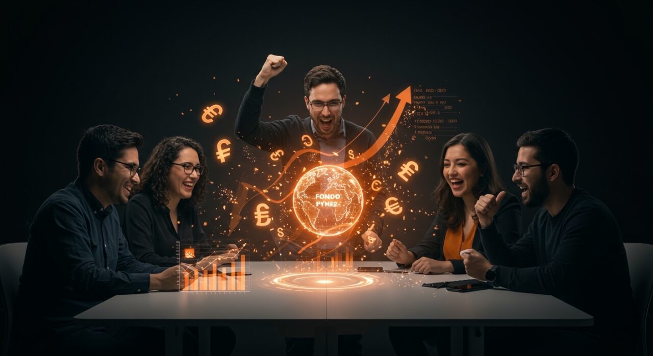 Seis startups chilenas recibiendo financiamiento del Fondo Pyme² con innovadoras representaciones de crecimiento y tecnología para pymes en Chile.