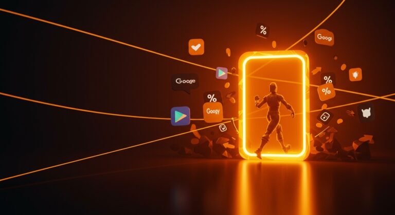 Fortnite regresando a Google Play en Android destacando impacto en distribución de apps y modelo de negocio tech.