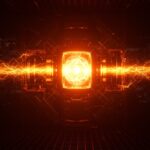 Reactor JT-60SA de fusión nuclear con plasma brillante simbolizando la colaboración tecnológica Europa-Japón e innovación energética.