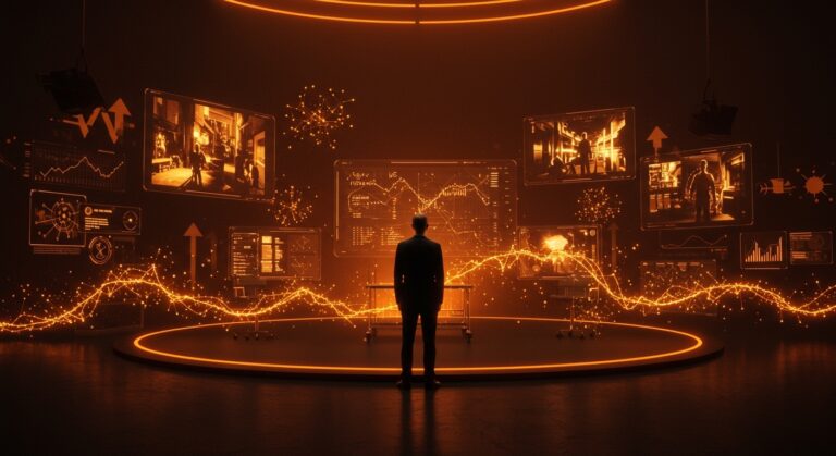 Peter Diamandis presentando el Future Vision Xprize para financiar películas de ciencia ficción optimista e impulsar la innovación tecnológica en startups.