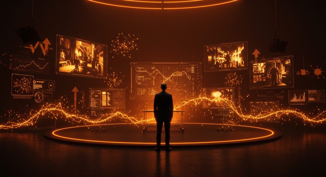 Peter Diamandis presentando el Future Vision Xprize para financiar películas de ciencia ficción optimista e impulsar la innovación tecnológica en startups.