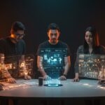 Startup latinoamericanos adaptándose al futuro del trabajo con inteligencia artificial y nuevas oportunidades en el mercado laboral.